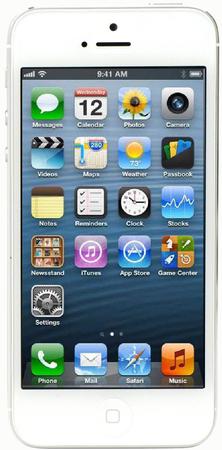 Смартфон Apple iPhone 5 32Gb White & Silver - Комсомольск-на-Амуре